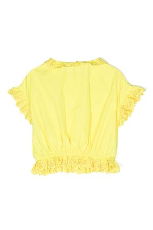 top in cotone giallo PHILOSOPHY KIDS | PFCA0150TF0012000